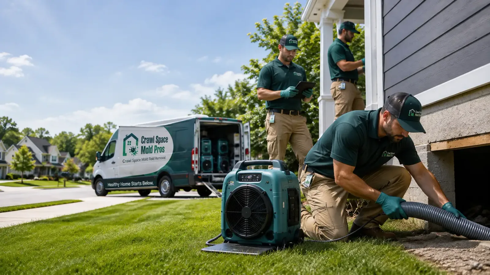 Crawl Space Mold Removal in Lincoln, AR